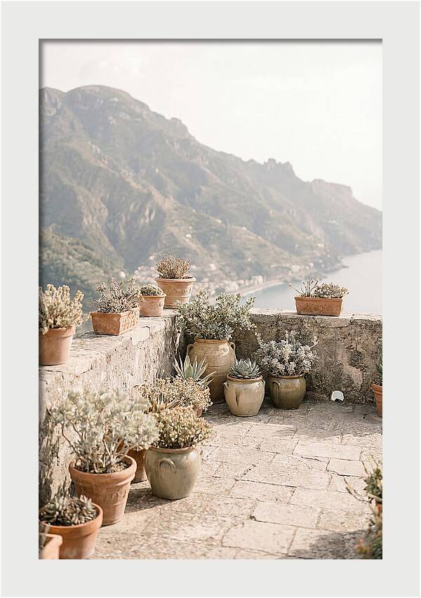 Stone Terrace Garden Serenity