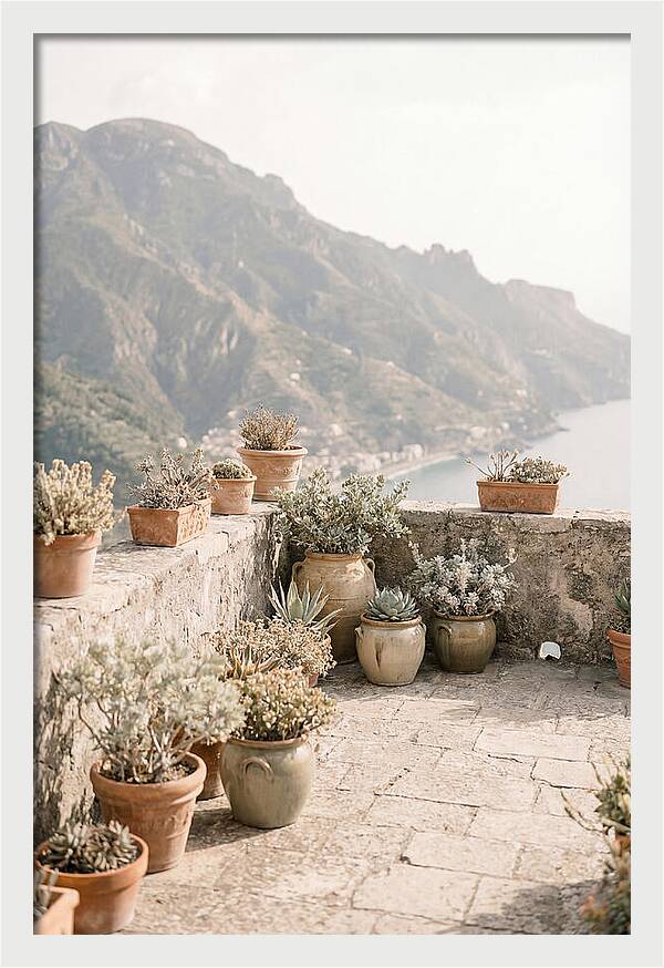 Stone Terrace Garden Serenity