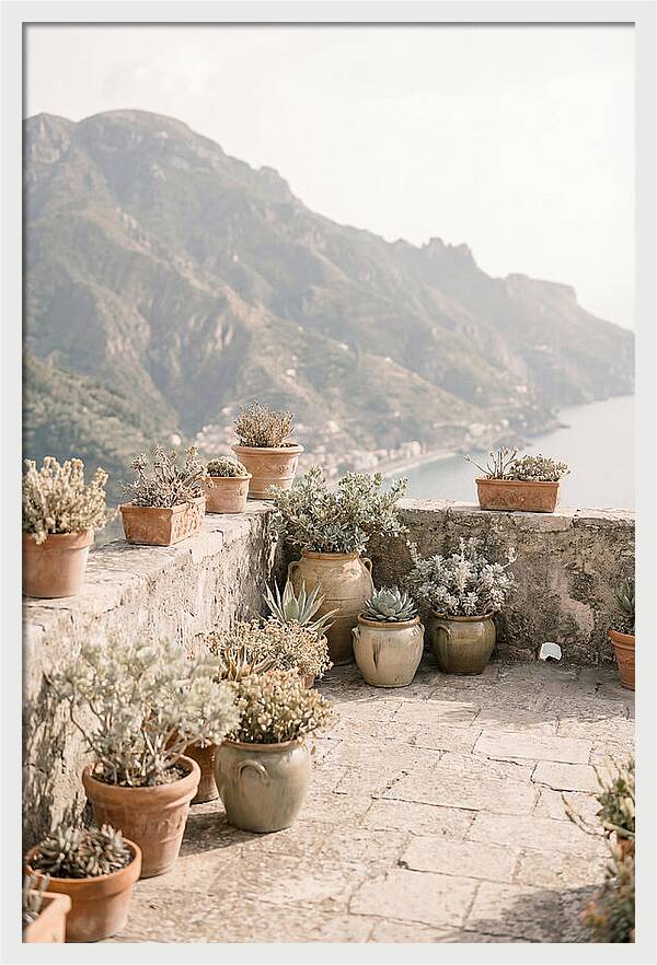 Stone Terrace Garden Serenity
