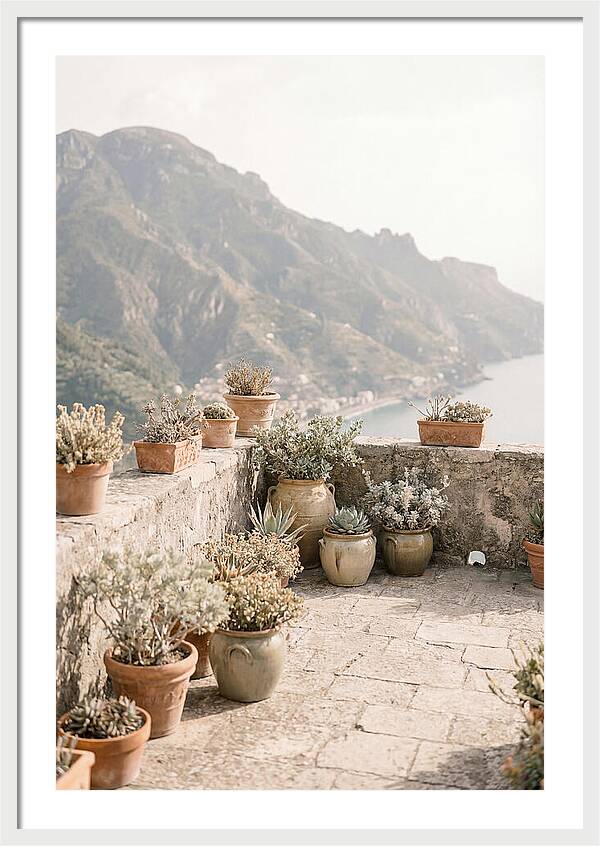 Stone Terrace Garden Serenity