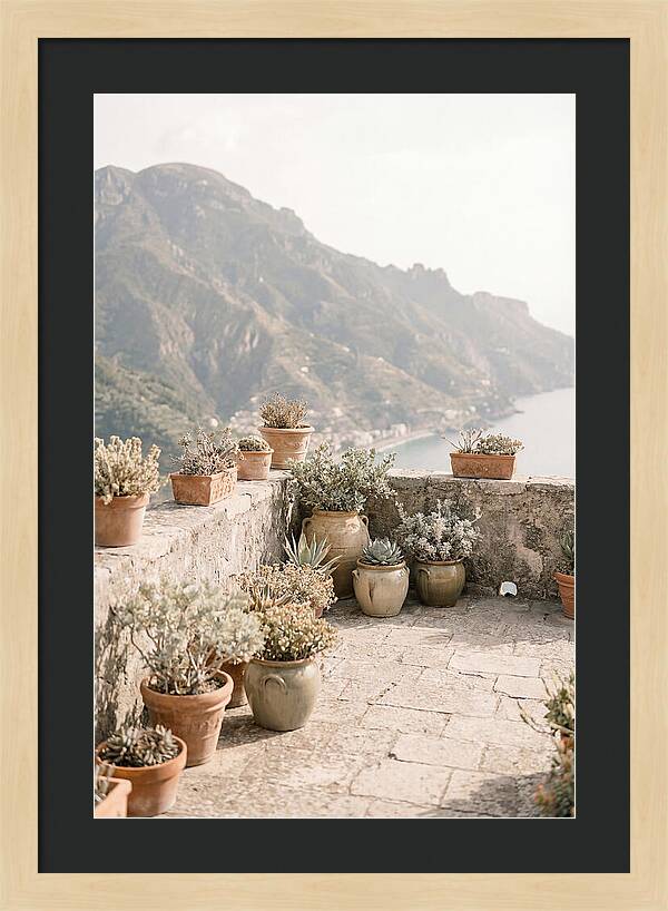 Stone Terrace Garden Serenity