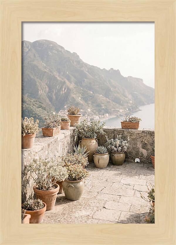 Stone Terrace Garden Serenity
