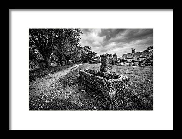 Stone Trough In Serene Village