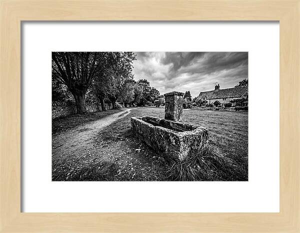 Stone Trough In Serene Village