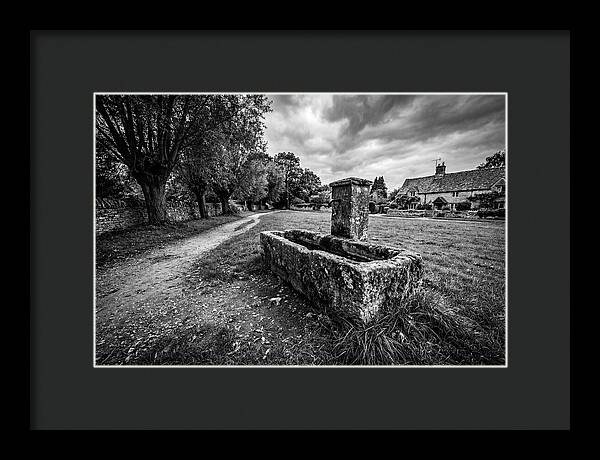 Stone Trough In Serene Village