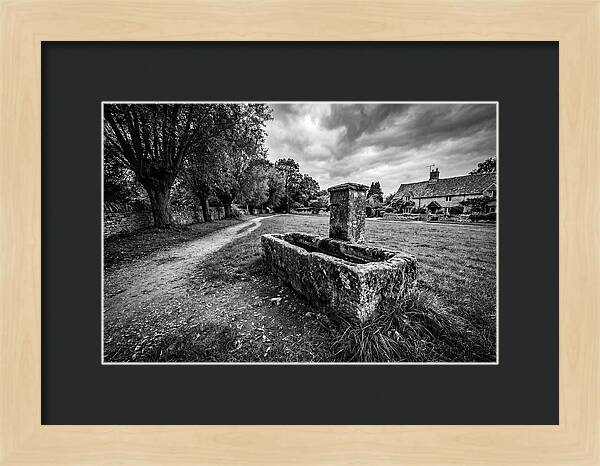 Stone Trough In Serene Village