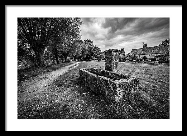 Stone Trough In Serene Village