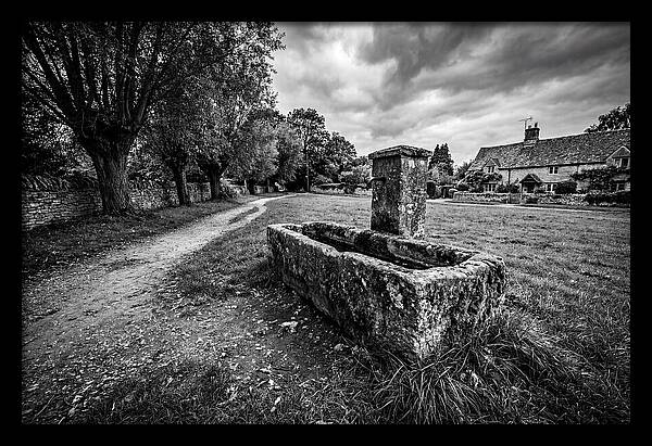 Stone Trough In Serene Village