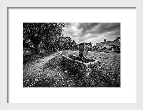 Stone Trough In Serene Village