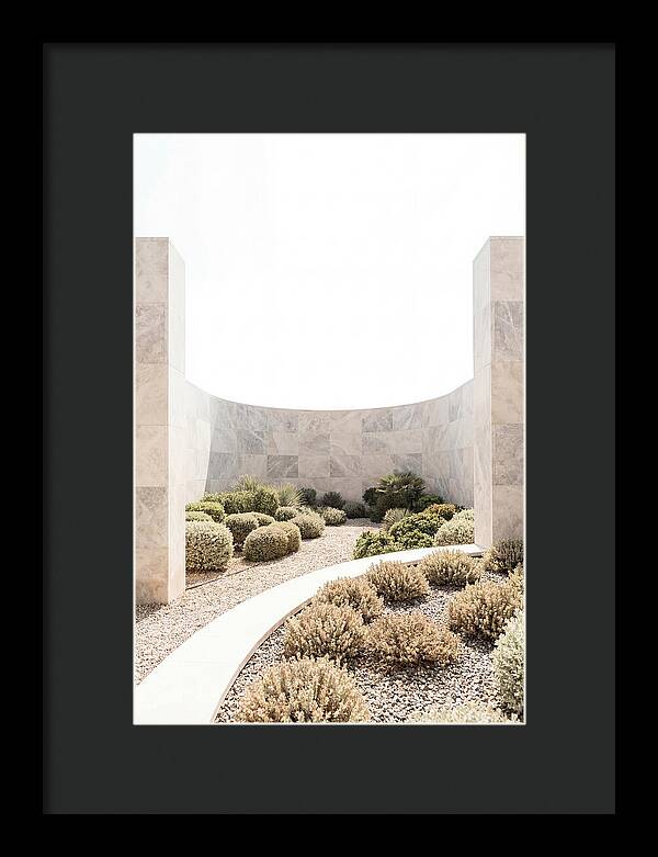 Stone Wall Creating Garden Room