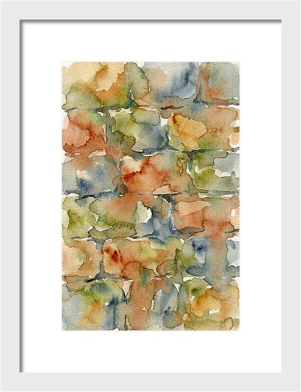 Stone Wall Watercolor