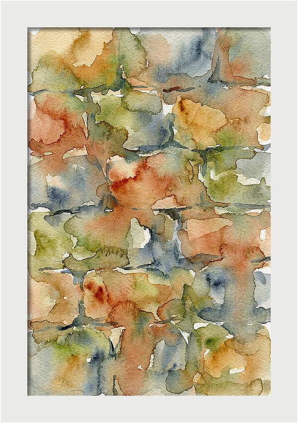 Stone Wall Watercolor