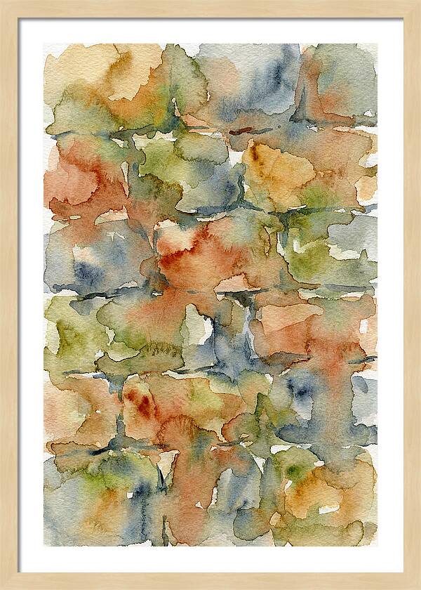 Stone Wall Watercolor