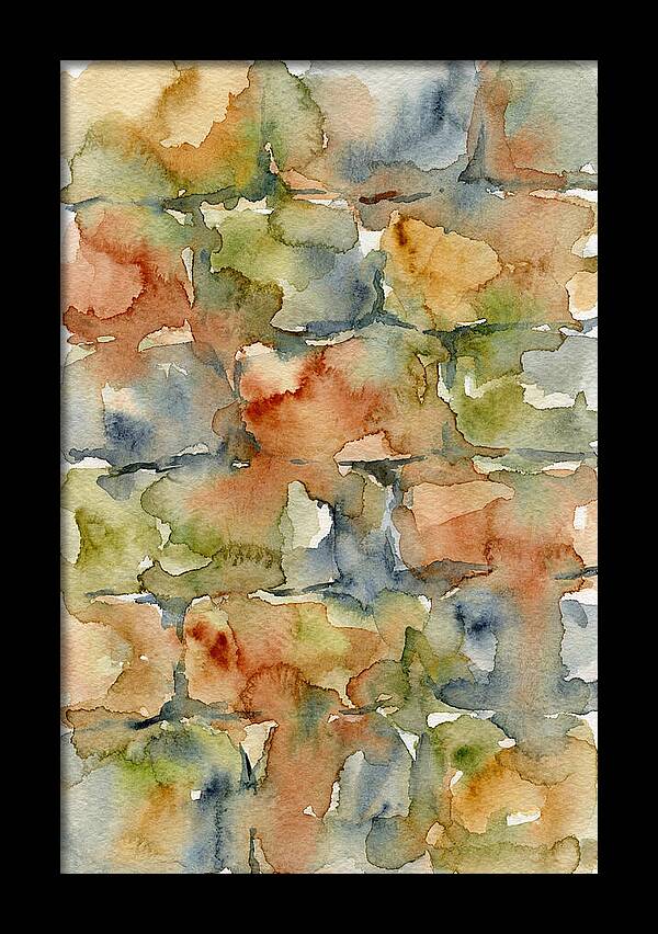 Stone Wall Watercolor