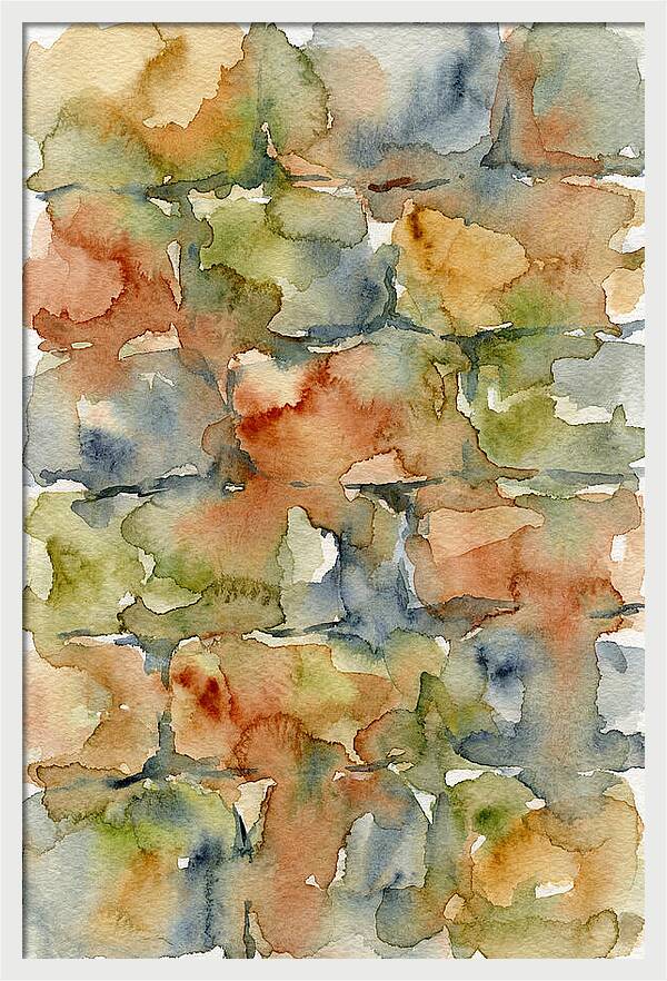 Stone Wall Watercolor