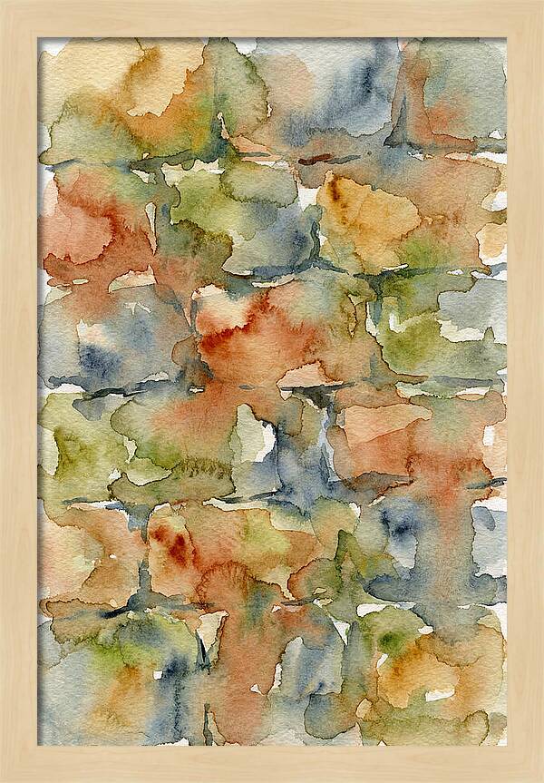 Stone Wall Watercolor
