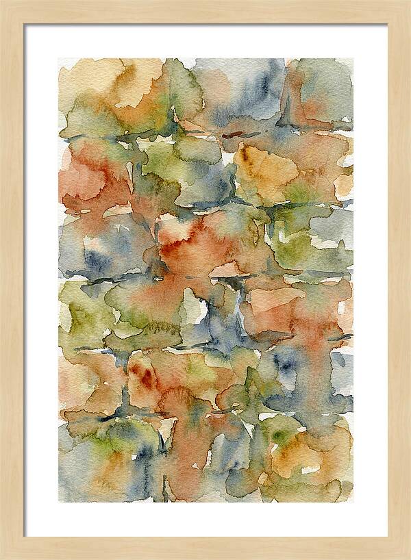 Stone Wall Watercolor