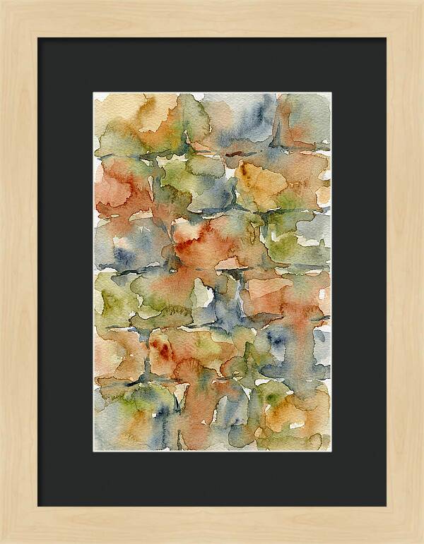 Stone Wall Watercolor