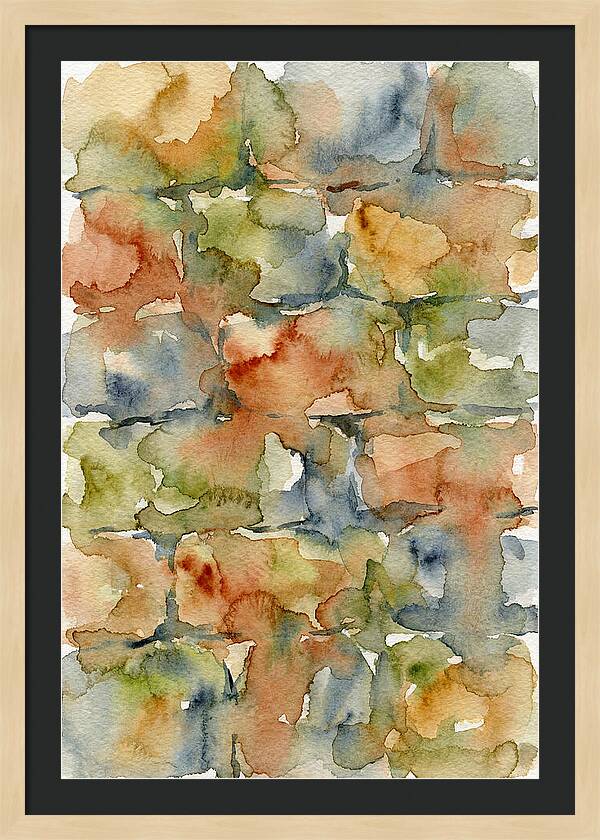 Stone Wall Watercolor