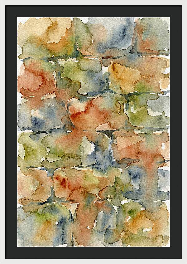 Stone Wall Watercolor