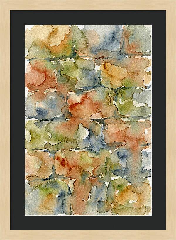 Stone Wall Watercolor