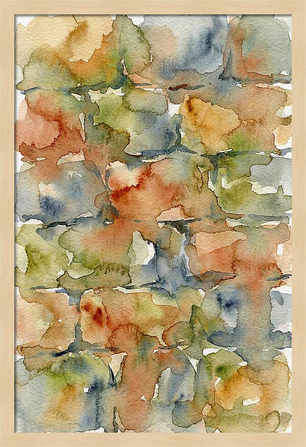 Stone Wall Watercolor