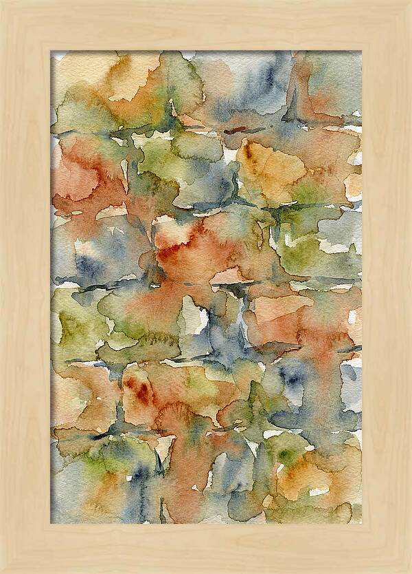 Stone Wall Watercolor