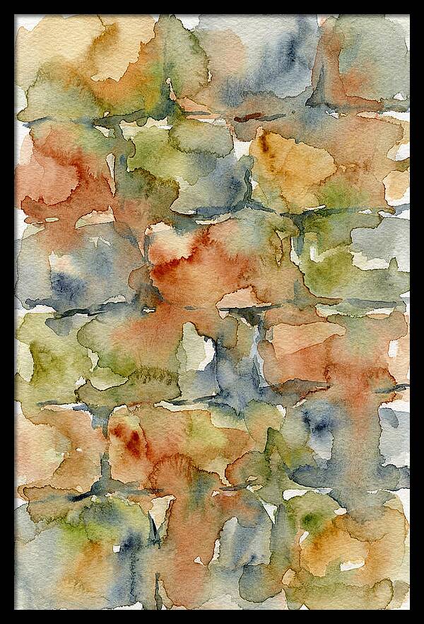 Stone Wall Watercolor