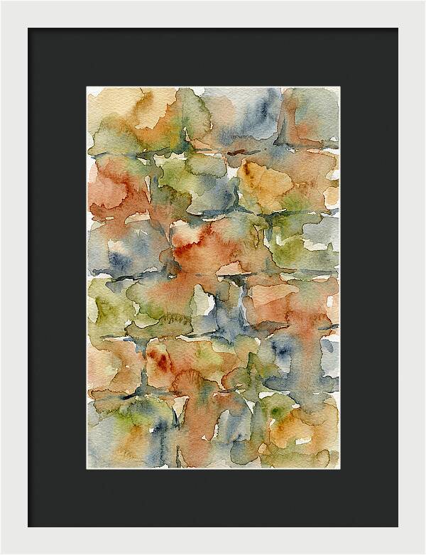 Stone Wall Watercolor