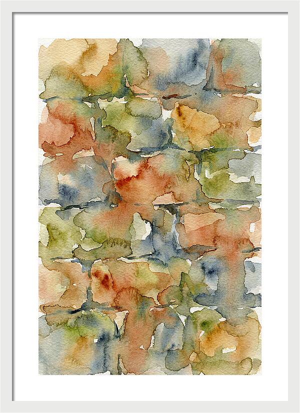 Stone Wall Watercolor