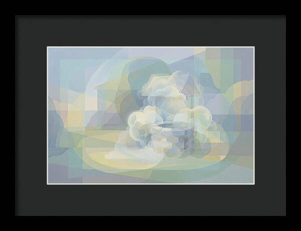 Stone Well Surrounded By Clouds