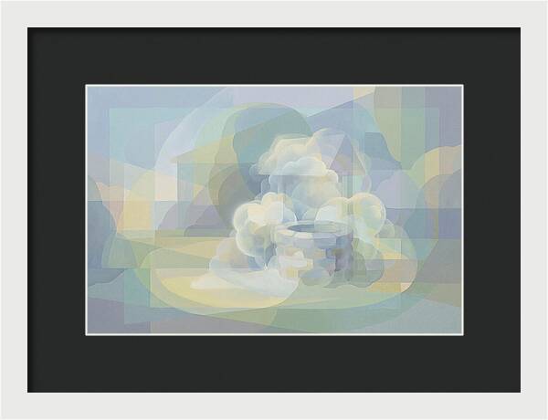 Stone Well Surrounded By Clouds