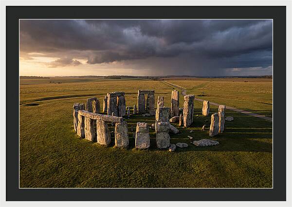 Stonehenge At Golden Hour