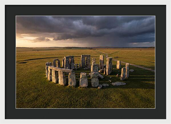Stonehenge At Golden Hour
