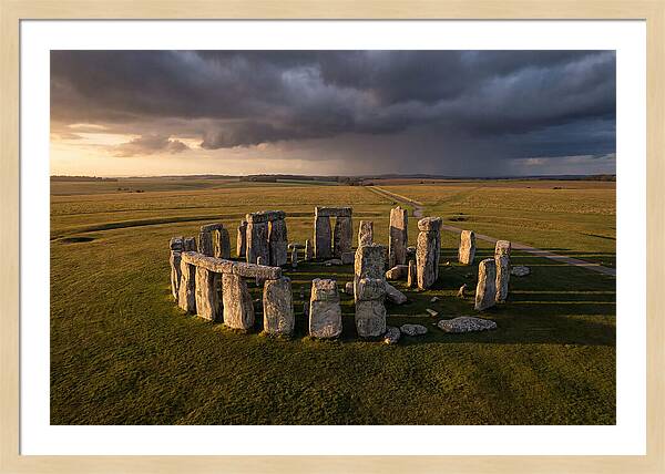 Stonehenge At Golden Hour