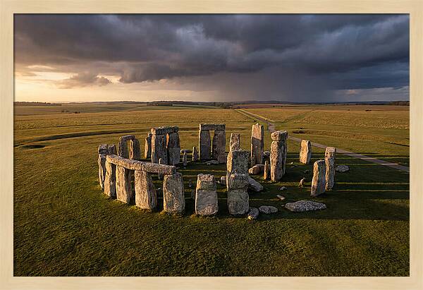 Stonehenge At Golden Hour