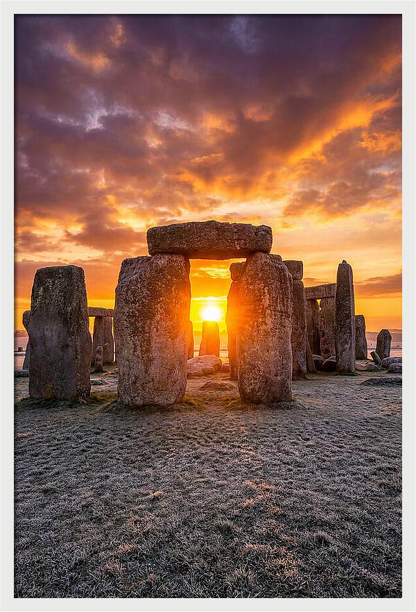 Stonehenge At Winter Solstice Dawn
