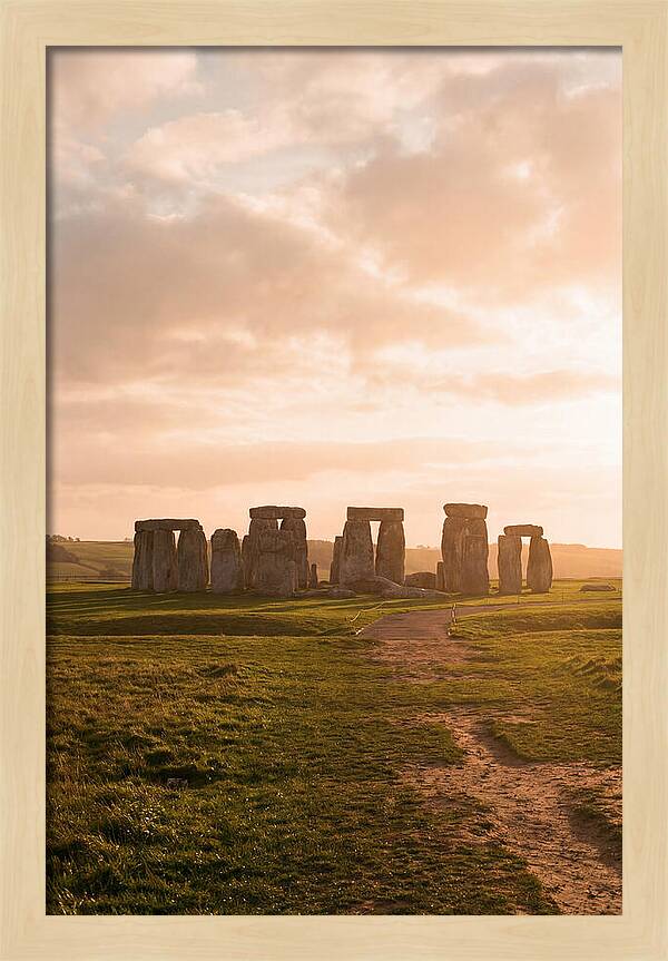 Stonehenge Under Warm Light