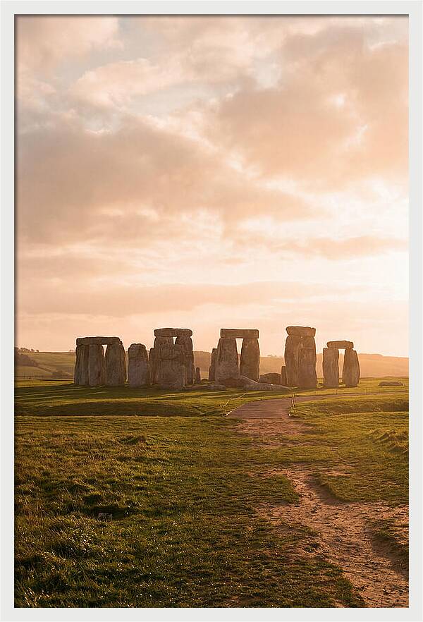 Stonehenge Under Warm Light