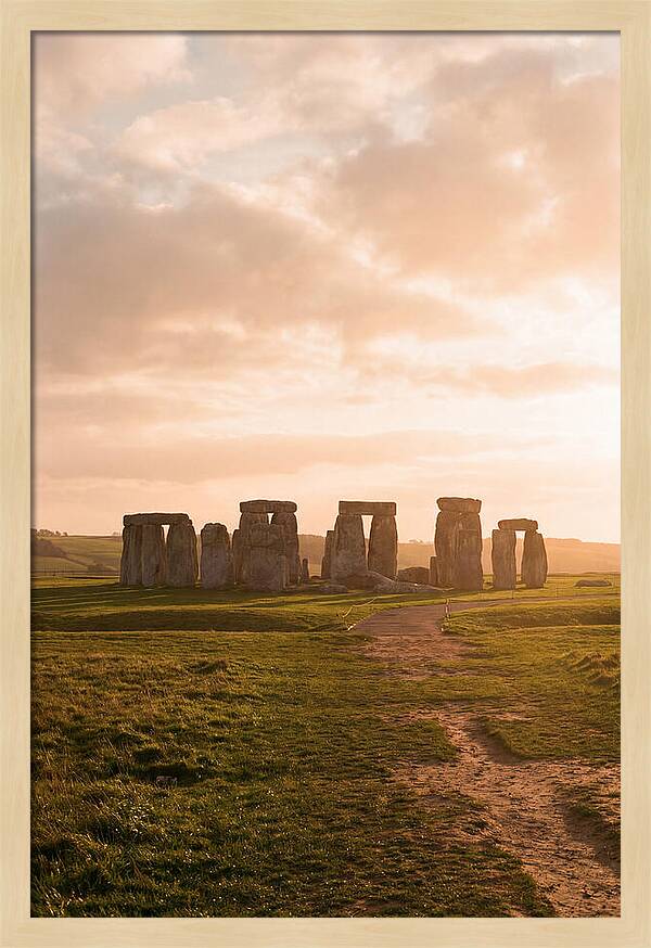Stonehenge Under Warm Light
