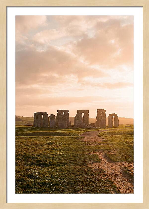 Stonehenge Under Warm Light