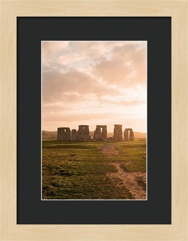 Stonehenge Under Warm Light