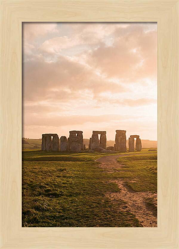 Stonehenge Under Warm Light