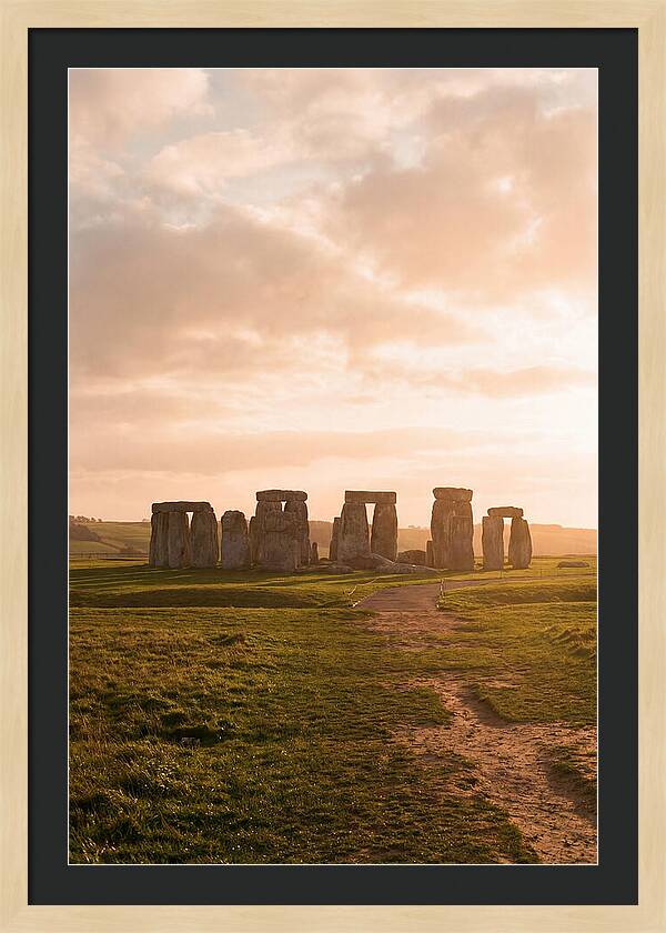 Stonehenge Under Warm Light