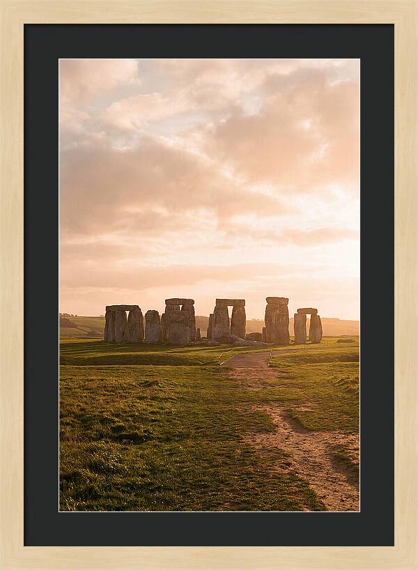 Stonehenge Under Warm Light