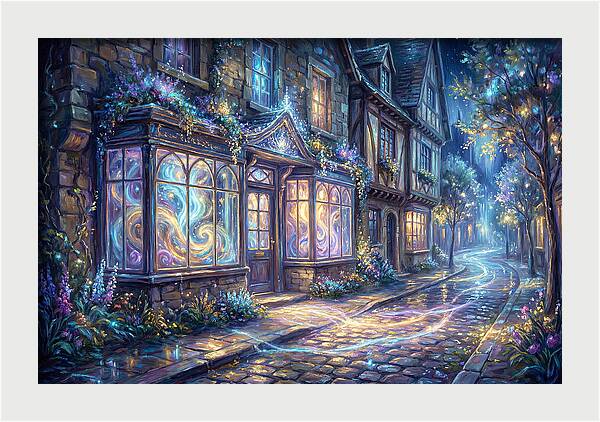 Storefront At Night