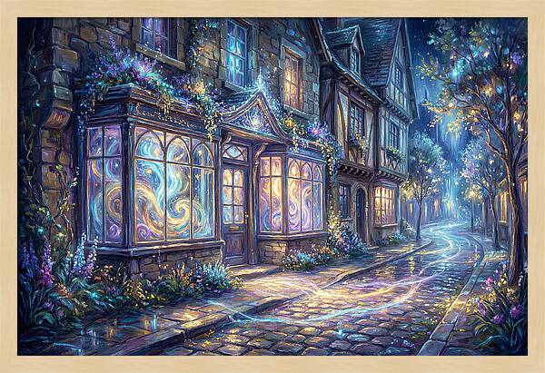 Storefront At Night