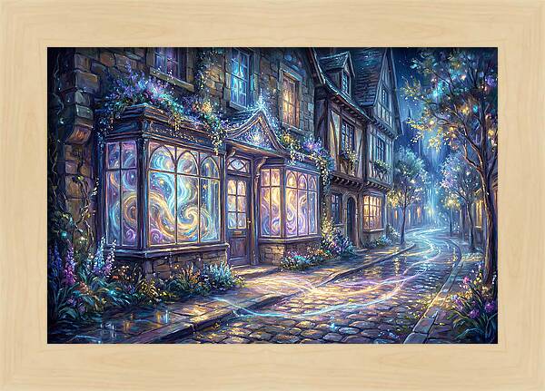 Storefront At Night