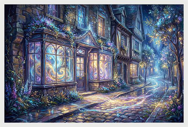Storefront At Night