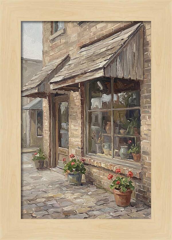 Storefront Charm In Bloom